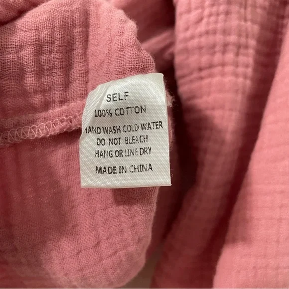 Cotton Gauze Button Down Top - Picture 6 of 7